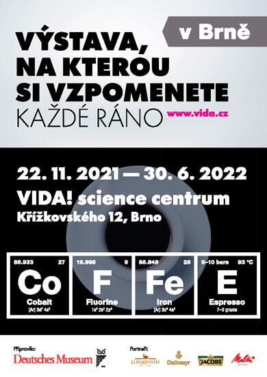 Provoněná výstava, Coffee, káva, Vida Science centrum. Magazín KULT* Brno