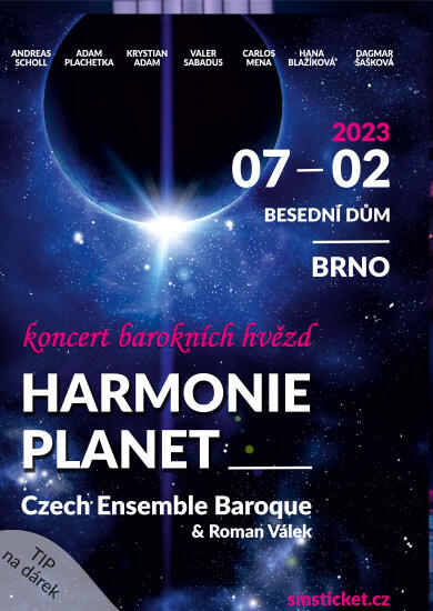 Koncert Harmonie planet, Besední dům Brno. Magazín KULT* Brno