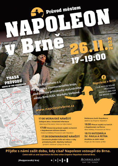 Akce Napoleon v Brně, centrum Brna. Magazín KULT*  Brno