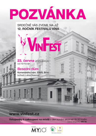 Akce VinFest Brno 2023, Besední dům. Magazín KULT* Brno