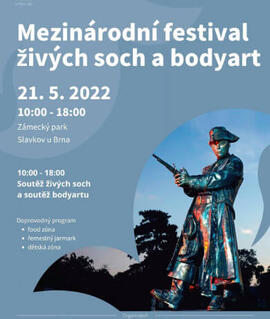 mezinárodní festival živých soch a bodyart zámecký park Slavkov u Brna austerlitz magazín kult* brno