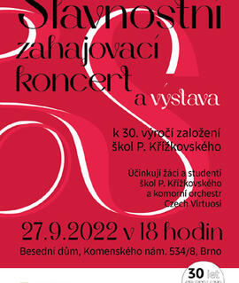 Koncert Slavnostní zahajovací koncert, Besední dům. Magazín KULT*  Brno