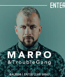 Hudba MARPO & TroubleGang, ENTER Club Brno. Magazín KULTINO* Brno