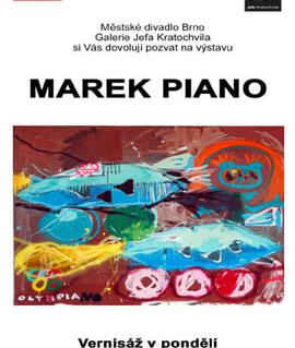 Akce Vernisáž výstavy obrazů Marka Piana, Městské divadlo Brno. Magazín KULTINO* Brno