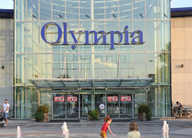 Místo Nákupní a zábavní centrum OLYMPIA BRNO, Brno. Magazín KULT* Brno